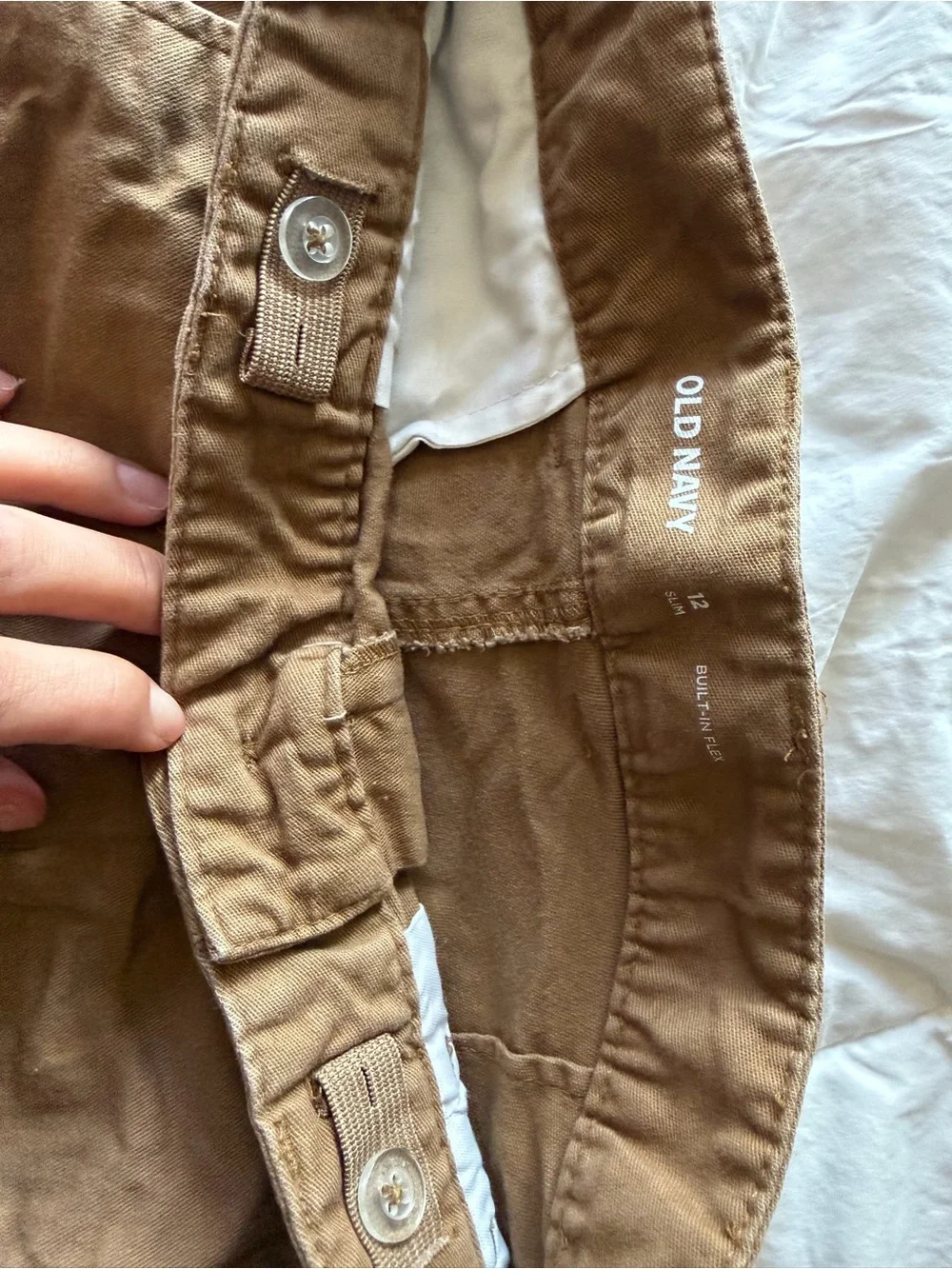 Boys Shorts Set - Navy & Khaki